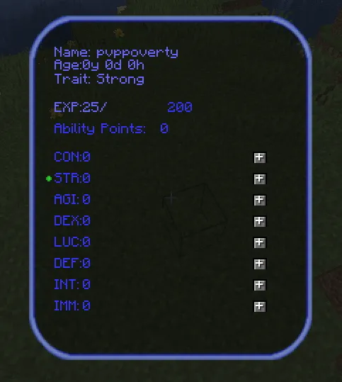 Levlrs Status Window — скриншот 5 (Моды, Minecraft)