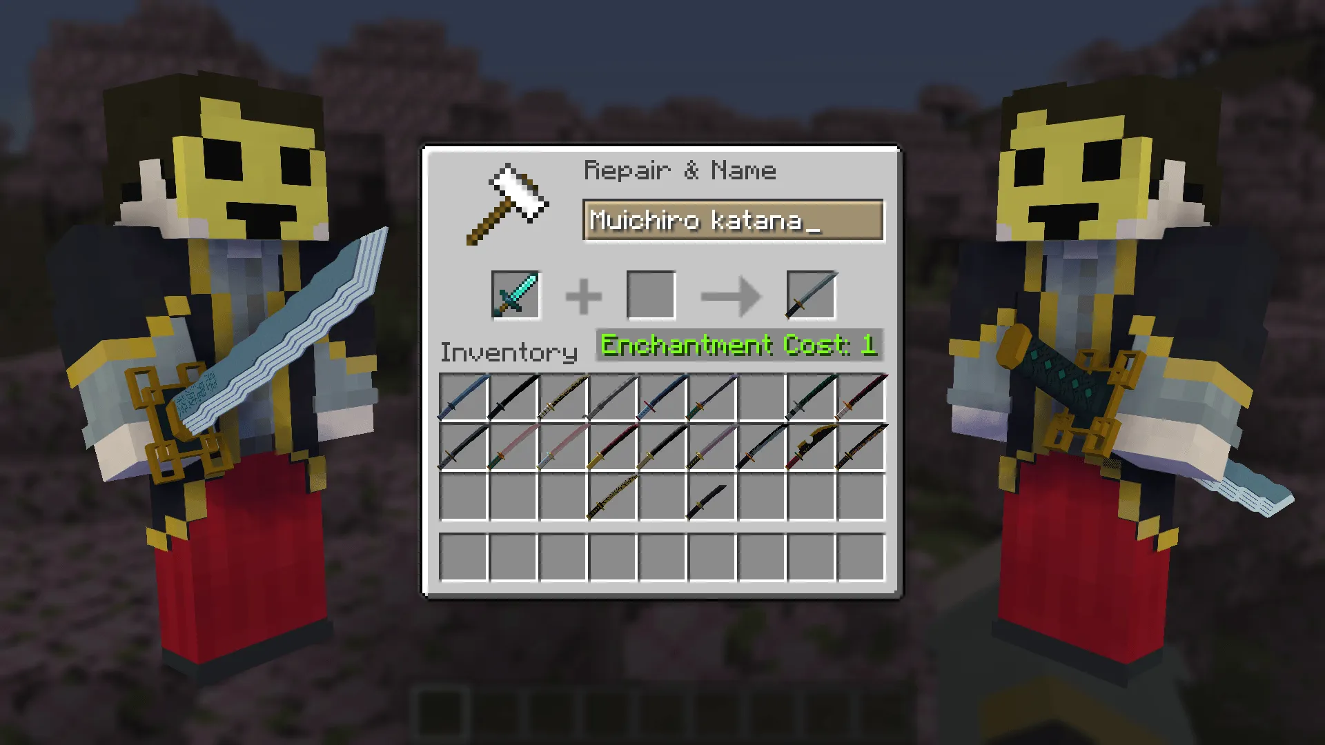 Demon slayer full pack — скриншот 8 (Текстуры, Minecraft)