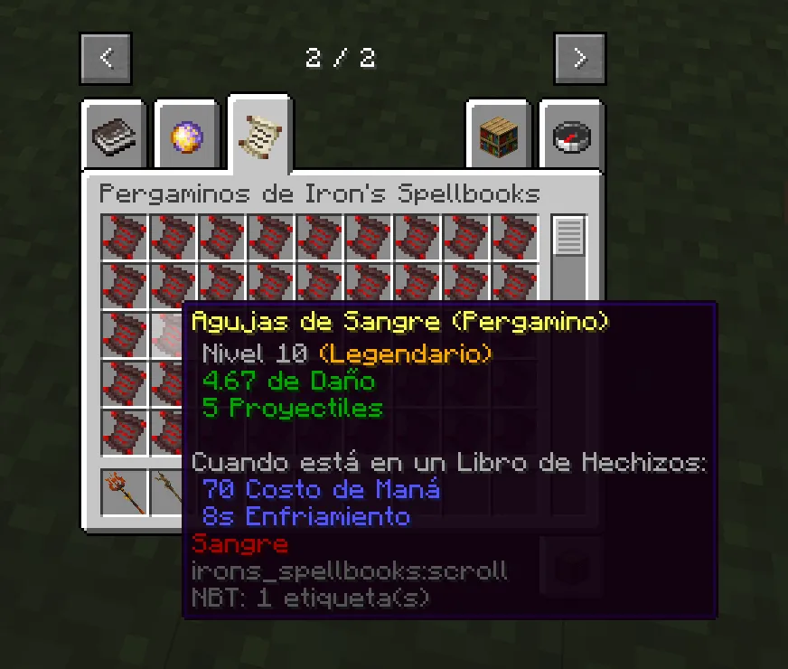 Renovated Textures for Iron's Spells, Текстуры, Minecraft