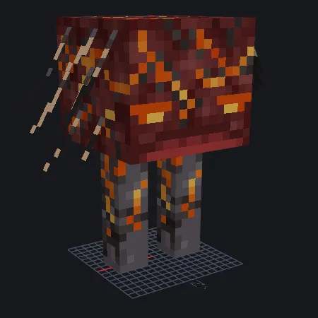 Volcano strider, Текстуры, Minecraft
