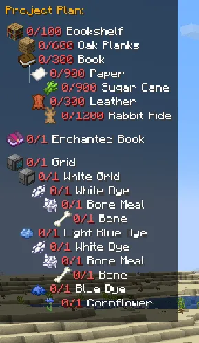 Satisfactory Planner, Моды, Minecraft