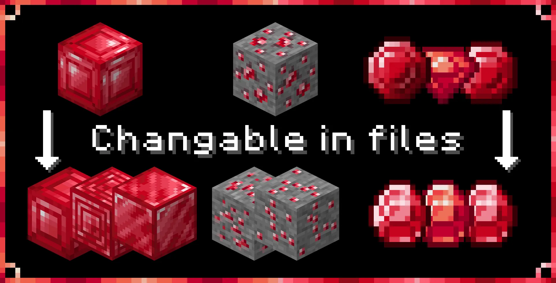 Classic, Earth and Modern Rubies (Diamonds) — скриншот 2 (Текстуры, Minecraft)
