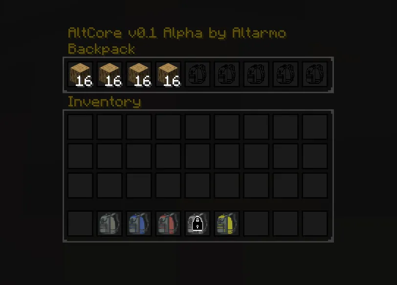 AltCore — скриншот 11 (Моды, Minecraft)