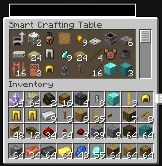 BBL Smart Crafting, Моды, Minecraft