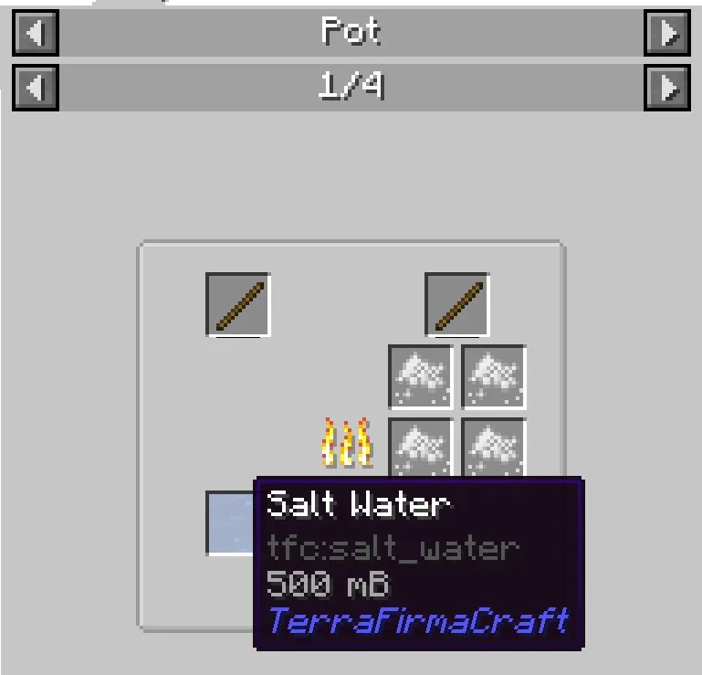 TFC Boil Salt Water — скриншот 2 (Дата-паки, Minecraft)
