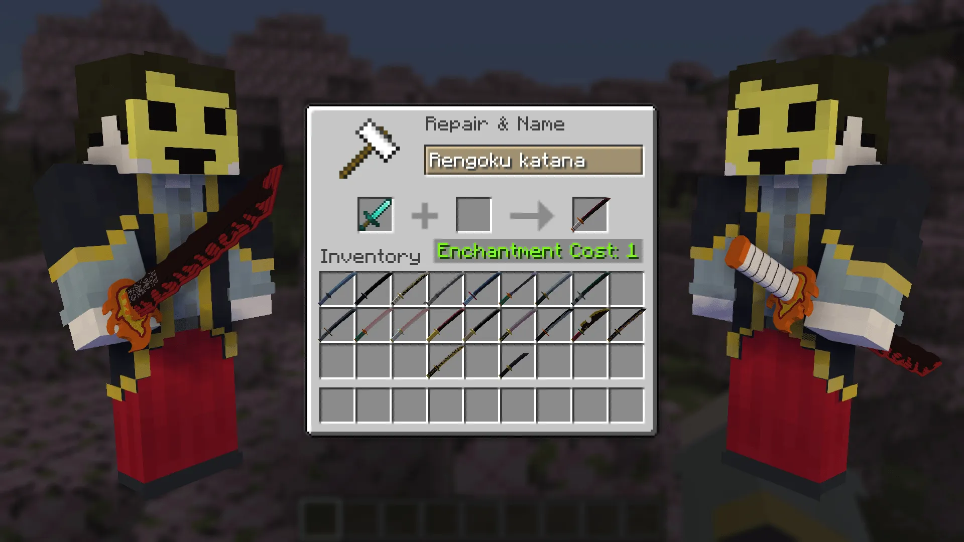 Demon slayer full pack — скриншот 10 (Текстуры, Minecraft)
