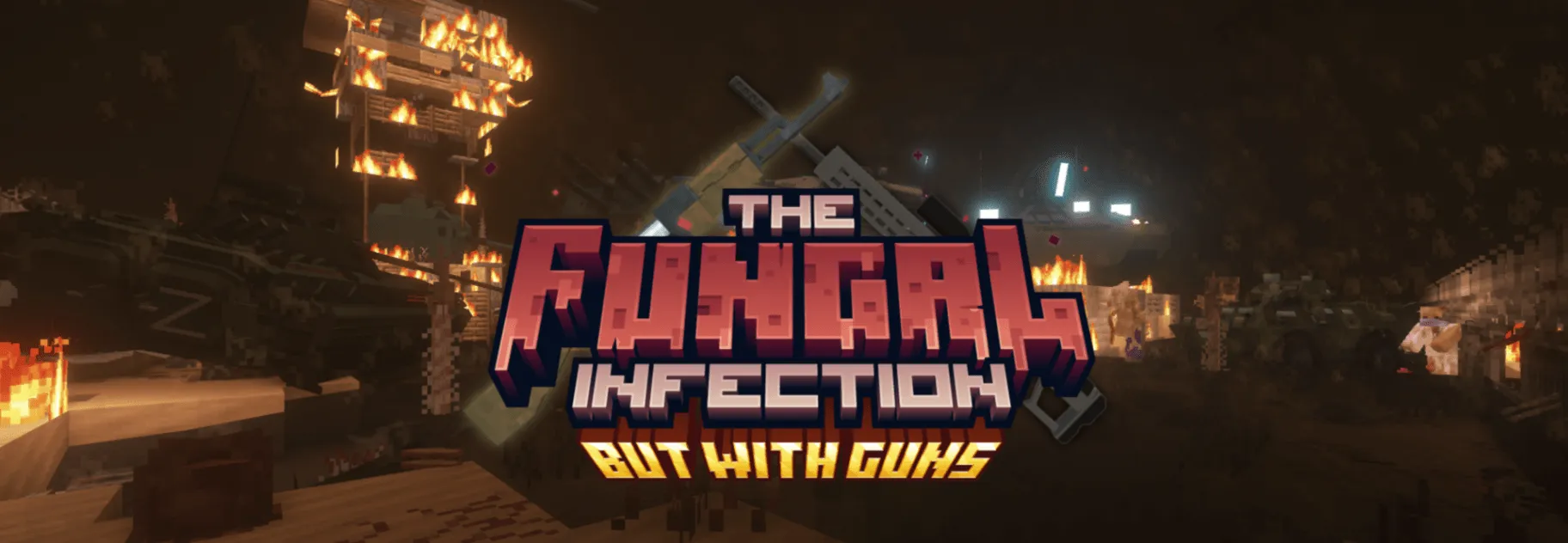 The Fungal Infection BUT WITH GUNS — скриншот 1 (Модпаки, Minecraft)