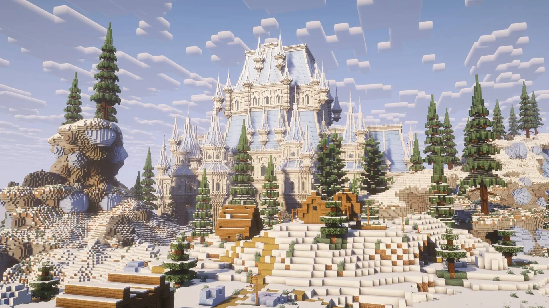 Ice Castle - Survival Spawn, Карты, Minecraft