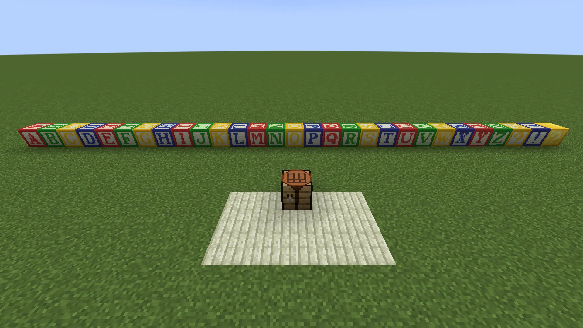 Dragon's Alphabet Blocks, Моды, Minecraft