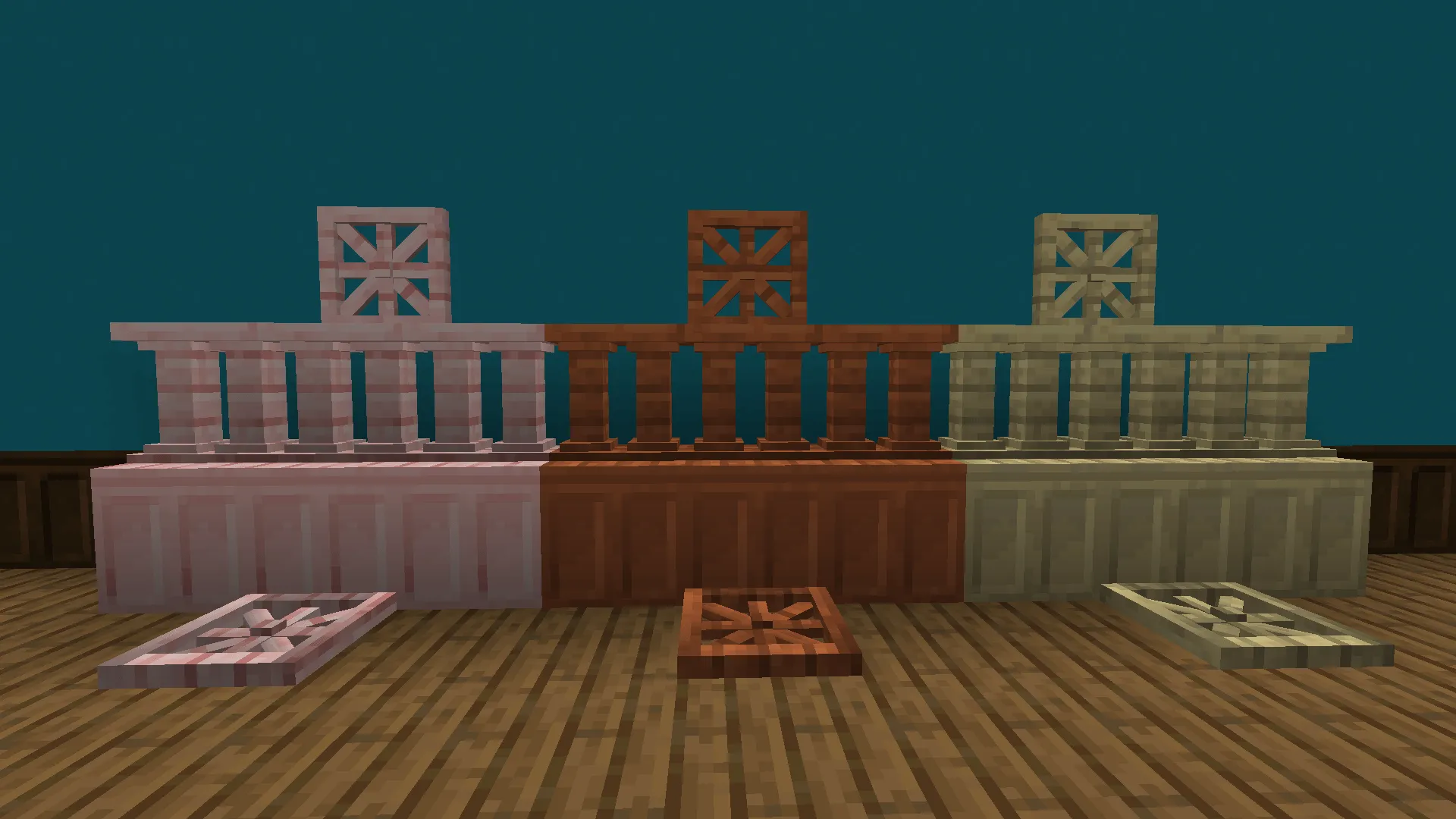 Panda's Medieval Amenities — скриншот 1 (Моды, Minecraft)