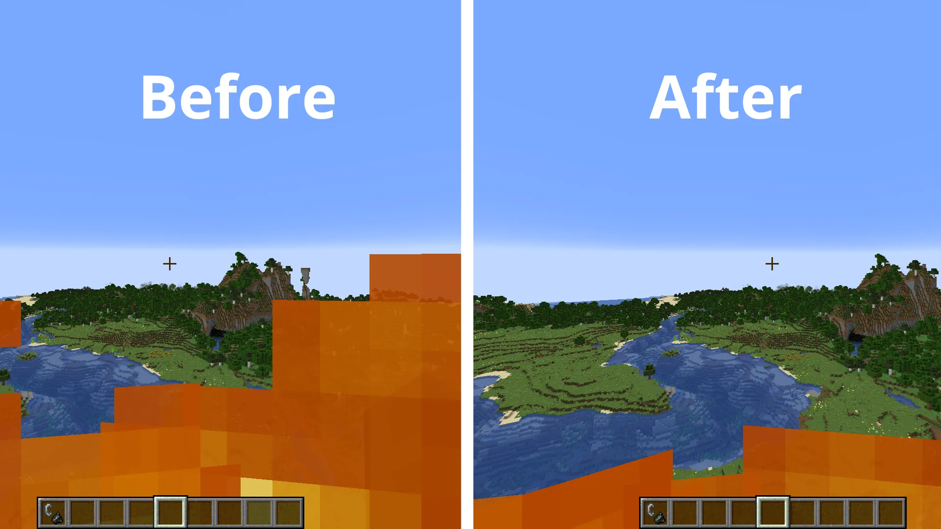 Shortened Flames, Текстуры, Minecraft