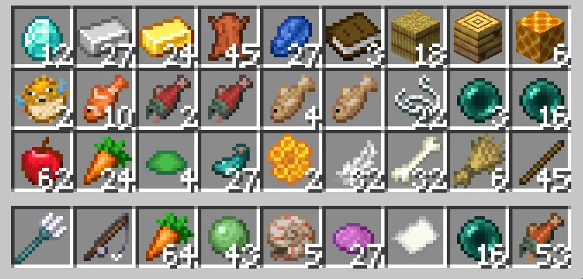 Compact Numbers, Текстуры, Minecraft