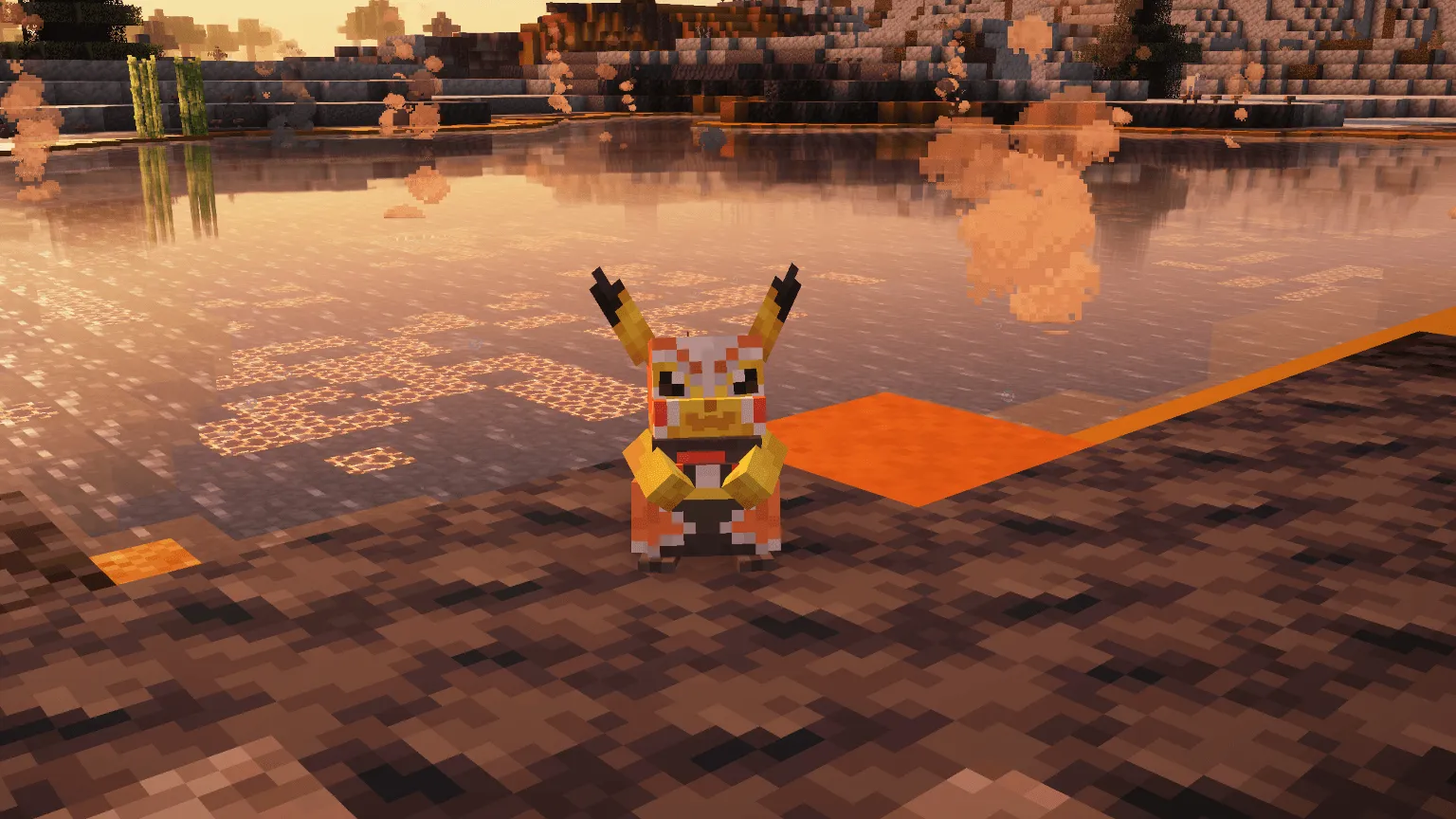 Cobblemon - Pikachu Libre, Текстуры, Minecraft
