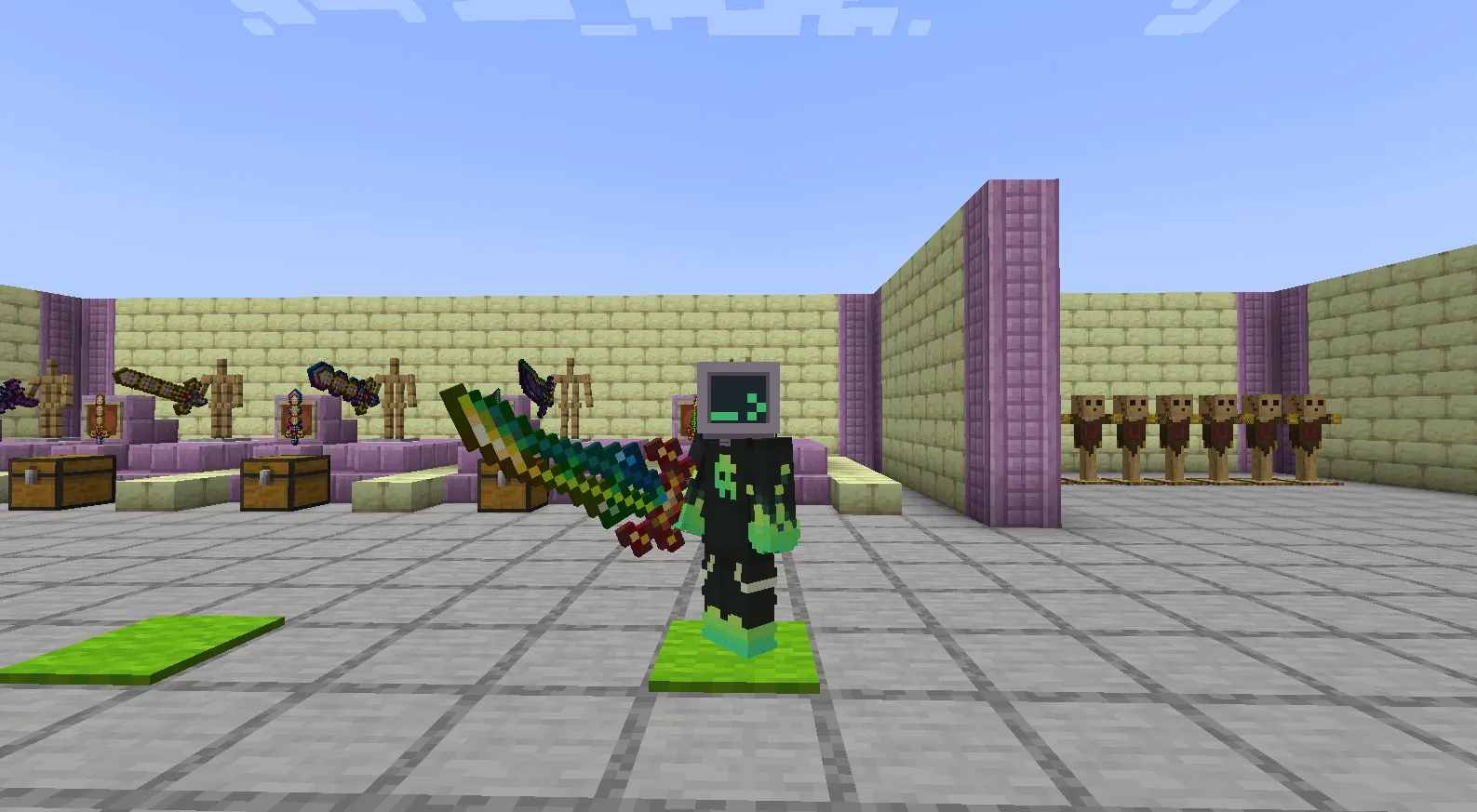 More Terraria weapons, Моды, Minecraft