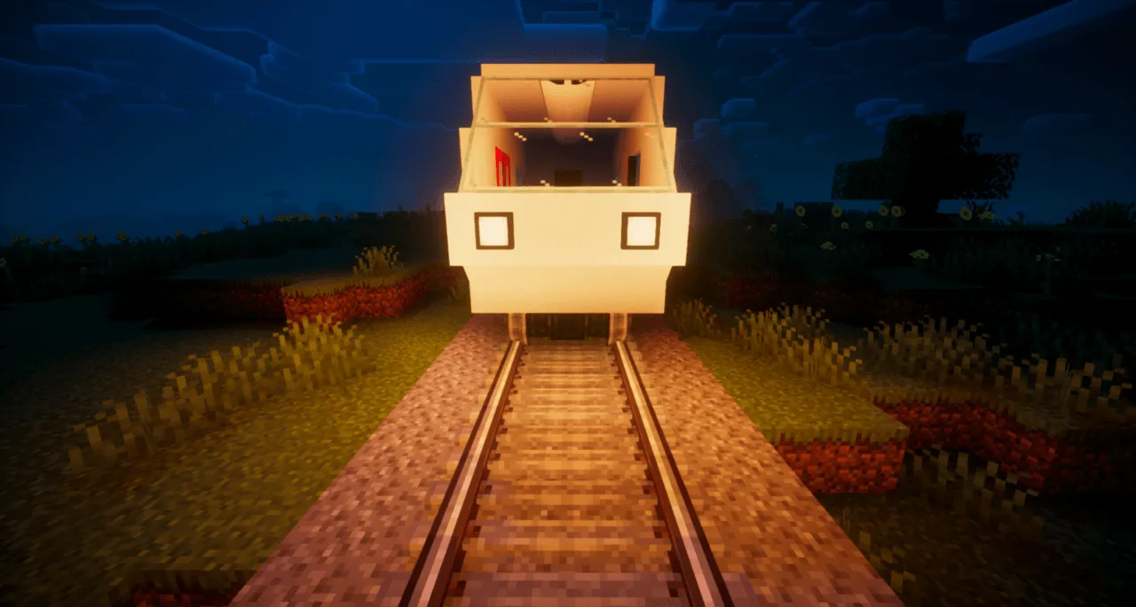 Create Train Lights — скриншот 2 (Моды, Minecraft)
