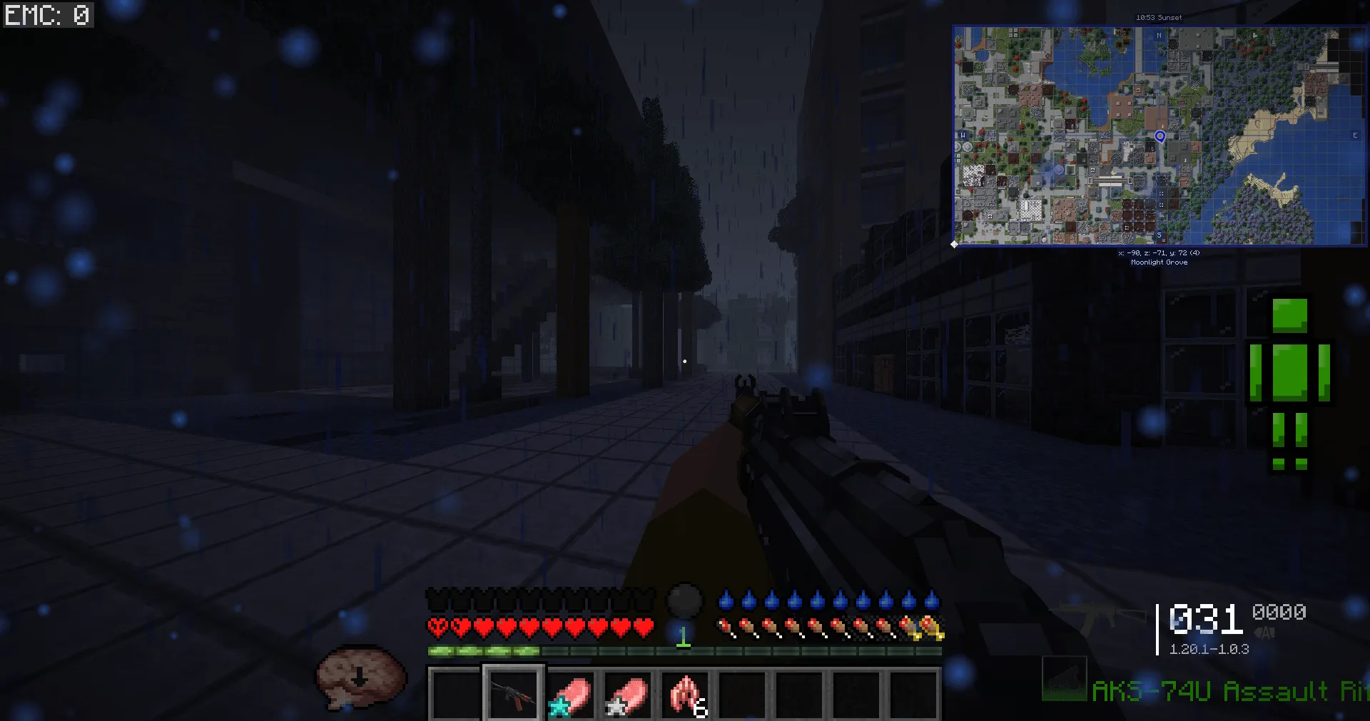R.M. Apocalyptic Zombies — скриншот 2 (Модпаки, Minecraft)