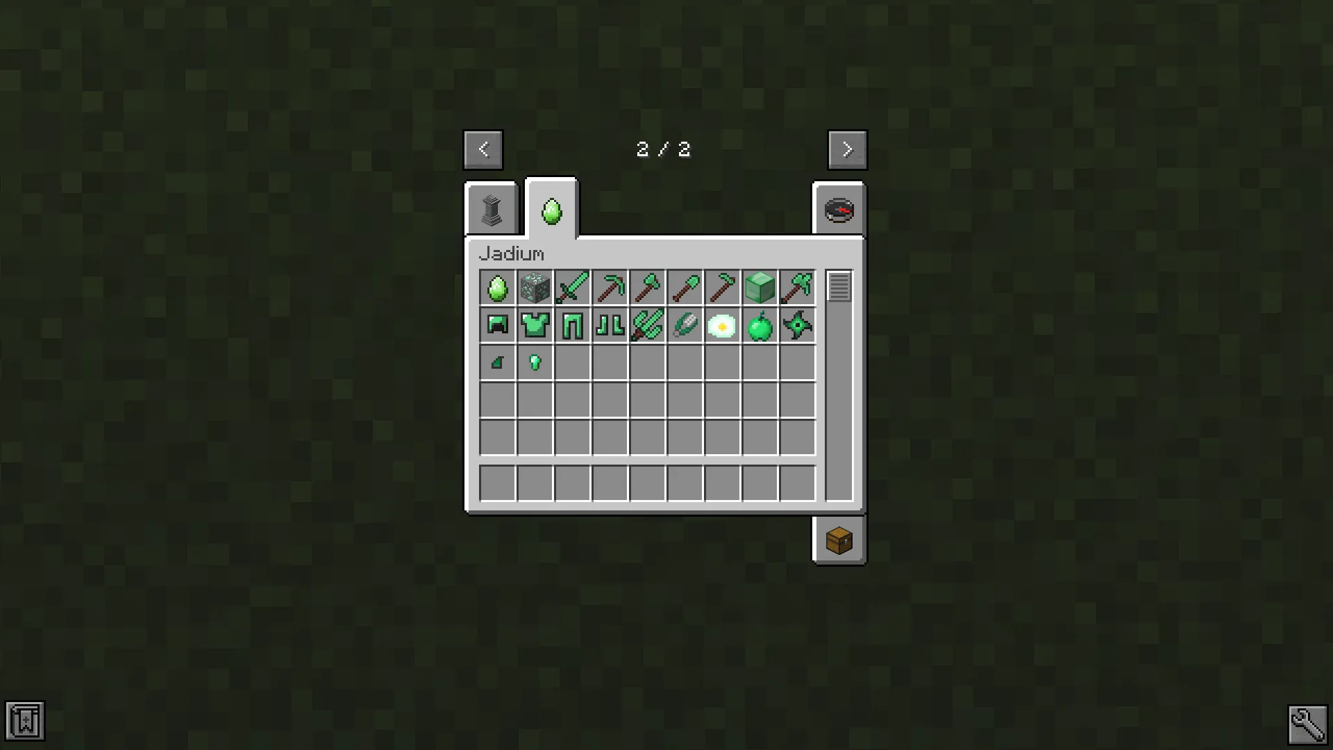Jadium, Моды, Minecraft