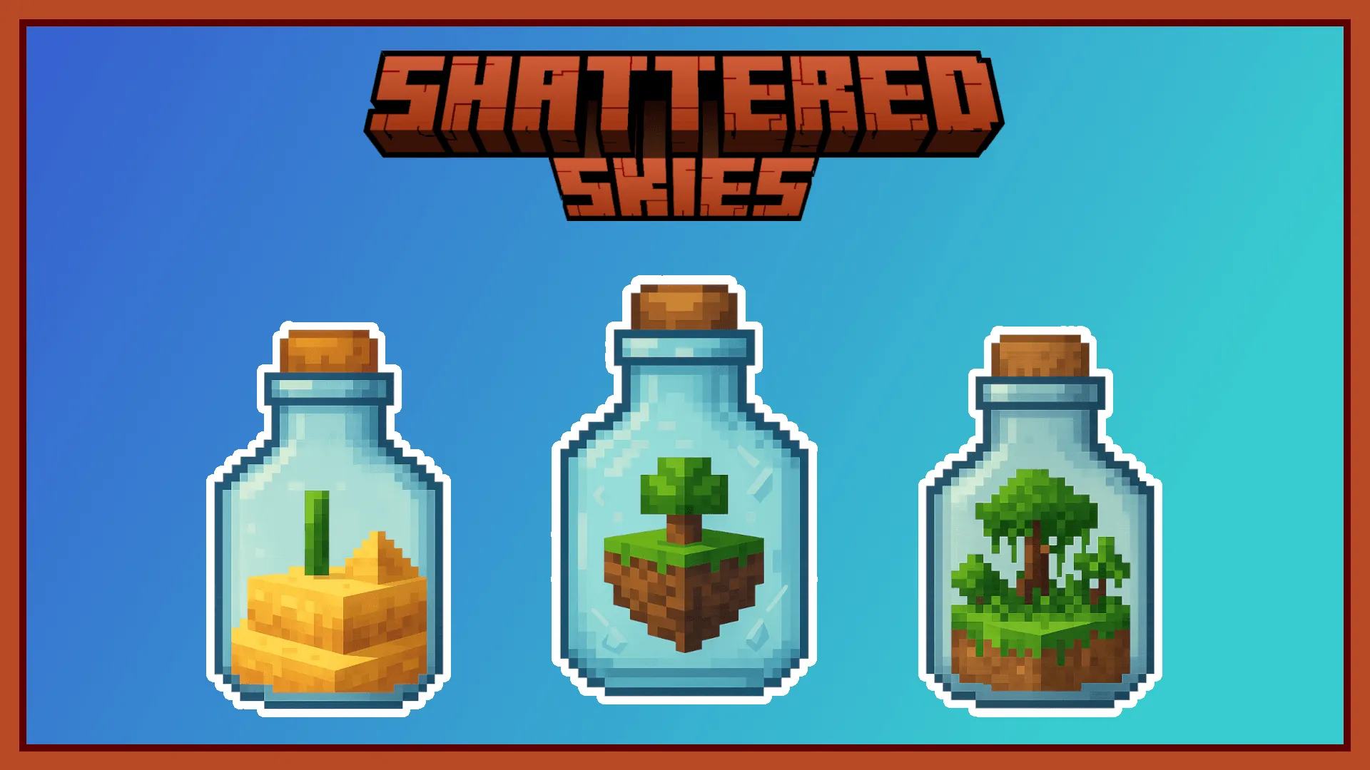 Shattered Skies – Sky Bottles Survival, Карты, Minecraft