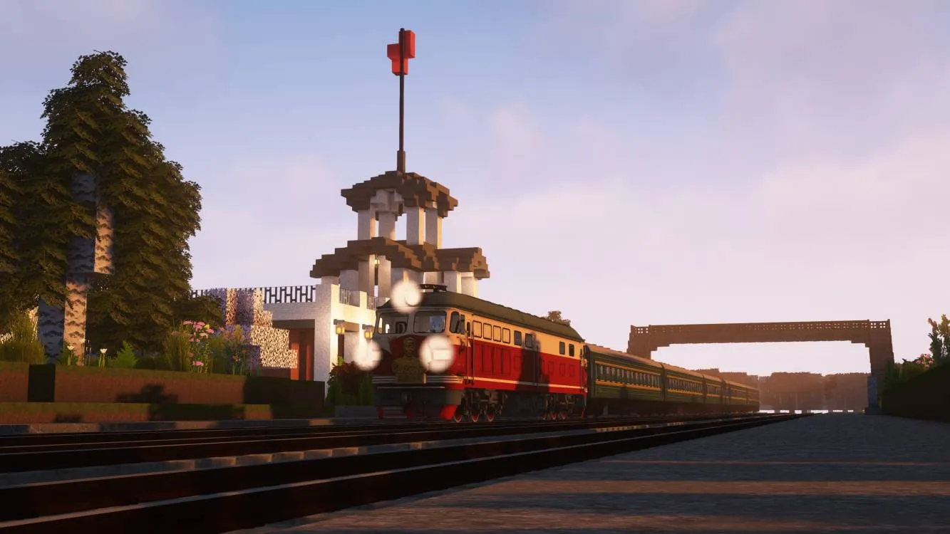 [IR/Immersive Railroading]China Railways DF4B — скриншот 1 (Текстуры, Minecraft)