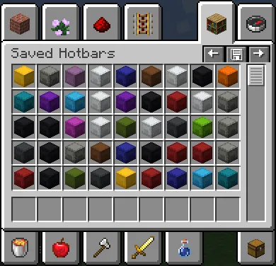 Hotbars+, Моды, Minecraft
