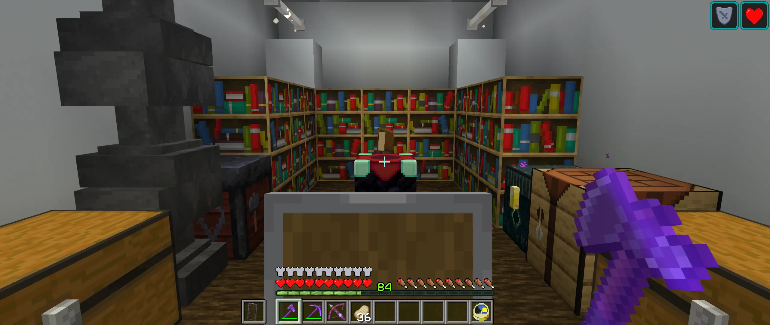 Unobtrusive Shields — скриншот 1 (Текстуры, Minecraft)