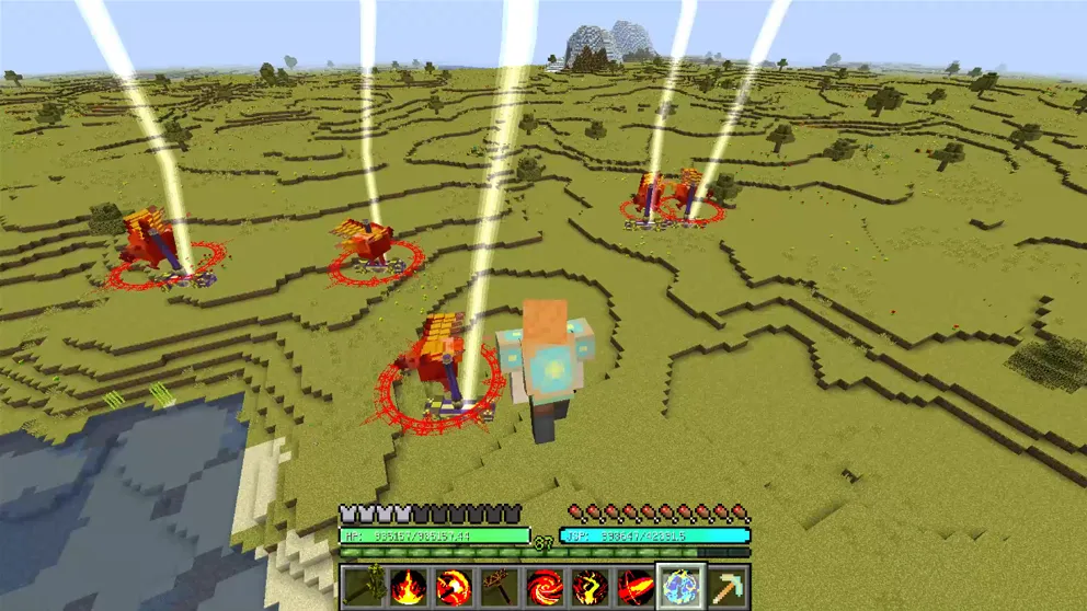 Mountain Sea and Continent three(山海大陆) — скриншот 1 (Моды, Minecraft)