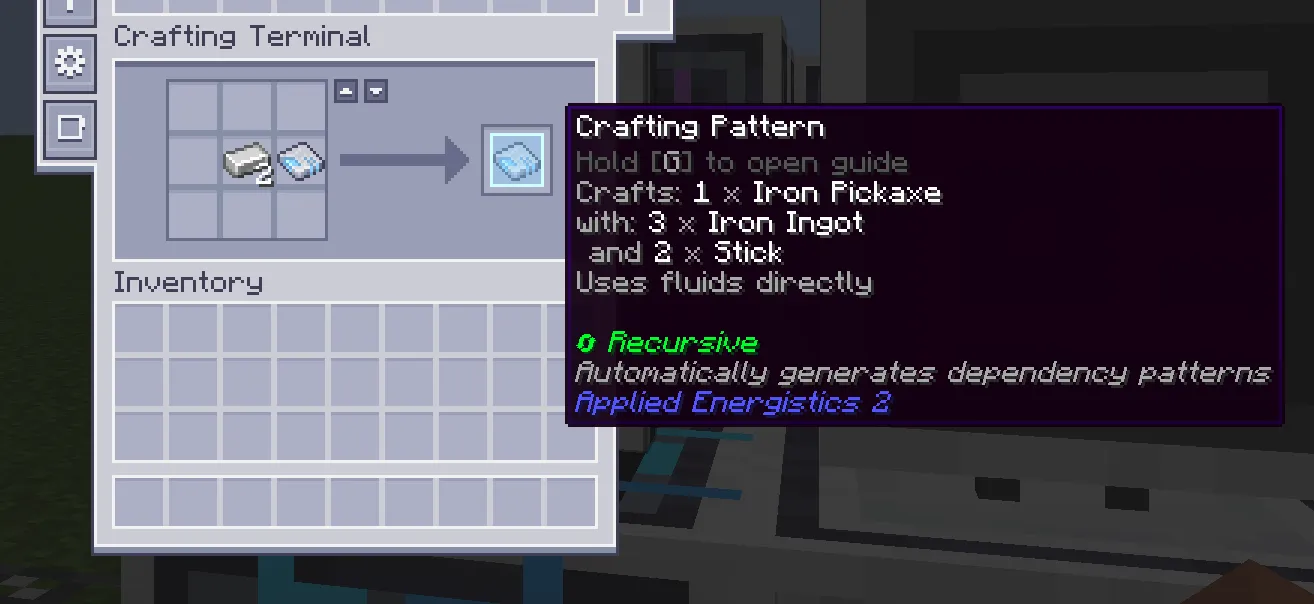 Recursive AE2 Pattern Provider, Моды, Minecraft