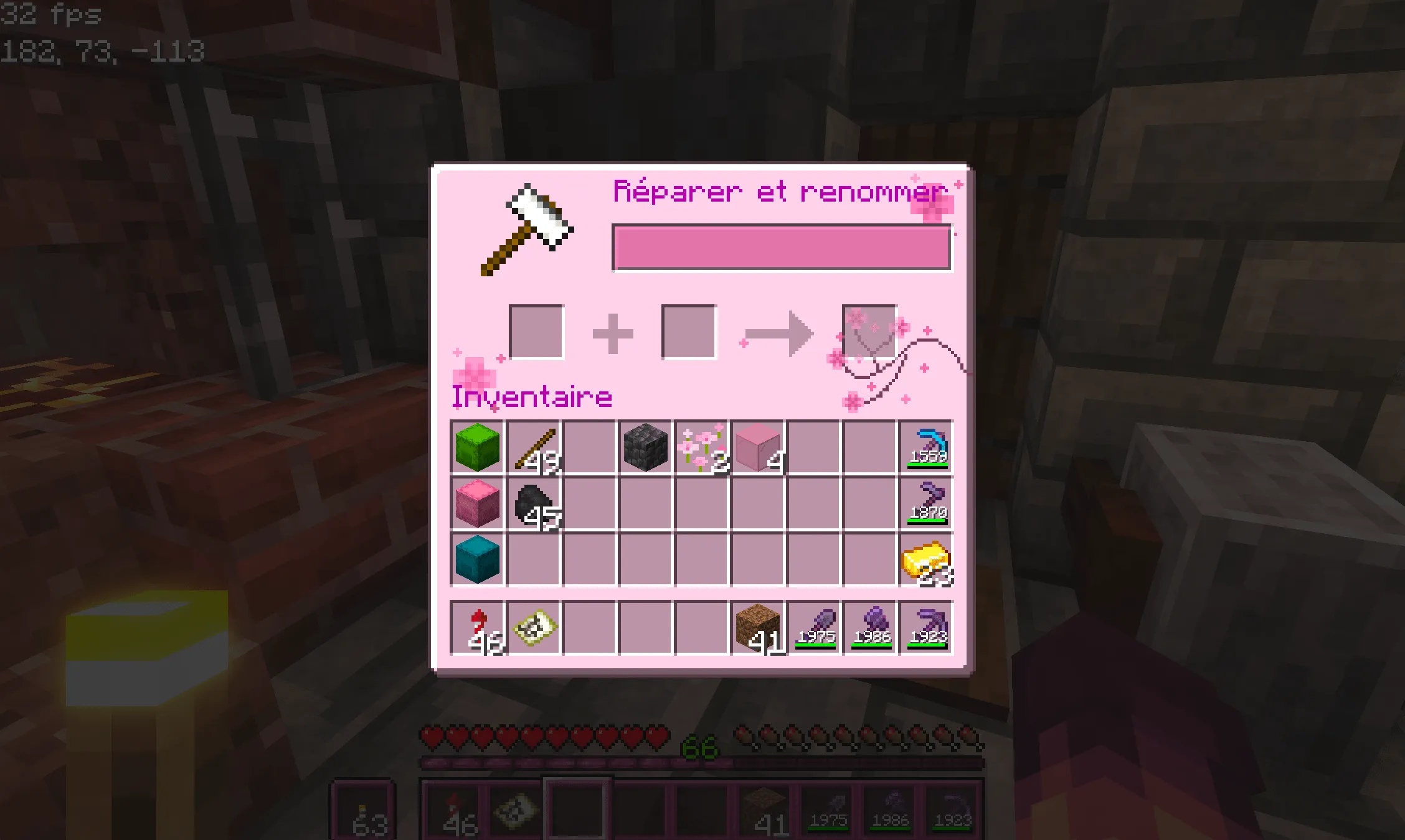 Cherry Blossom GUI — скриншот 8 (Текстуры, Minecraft)