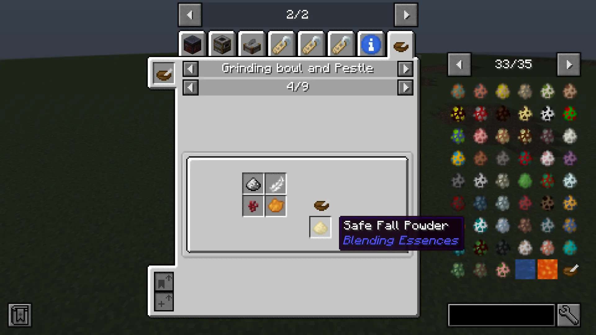 Blend and Essence, Моды, Minecraft