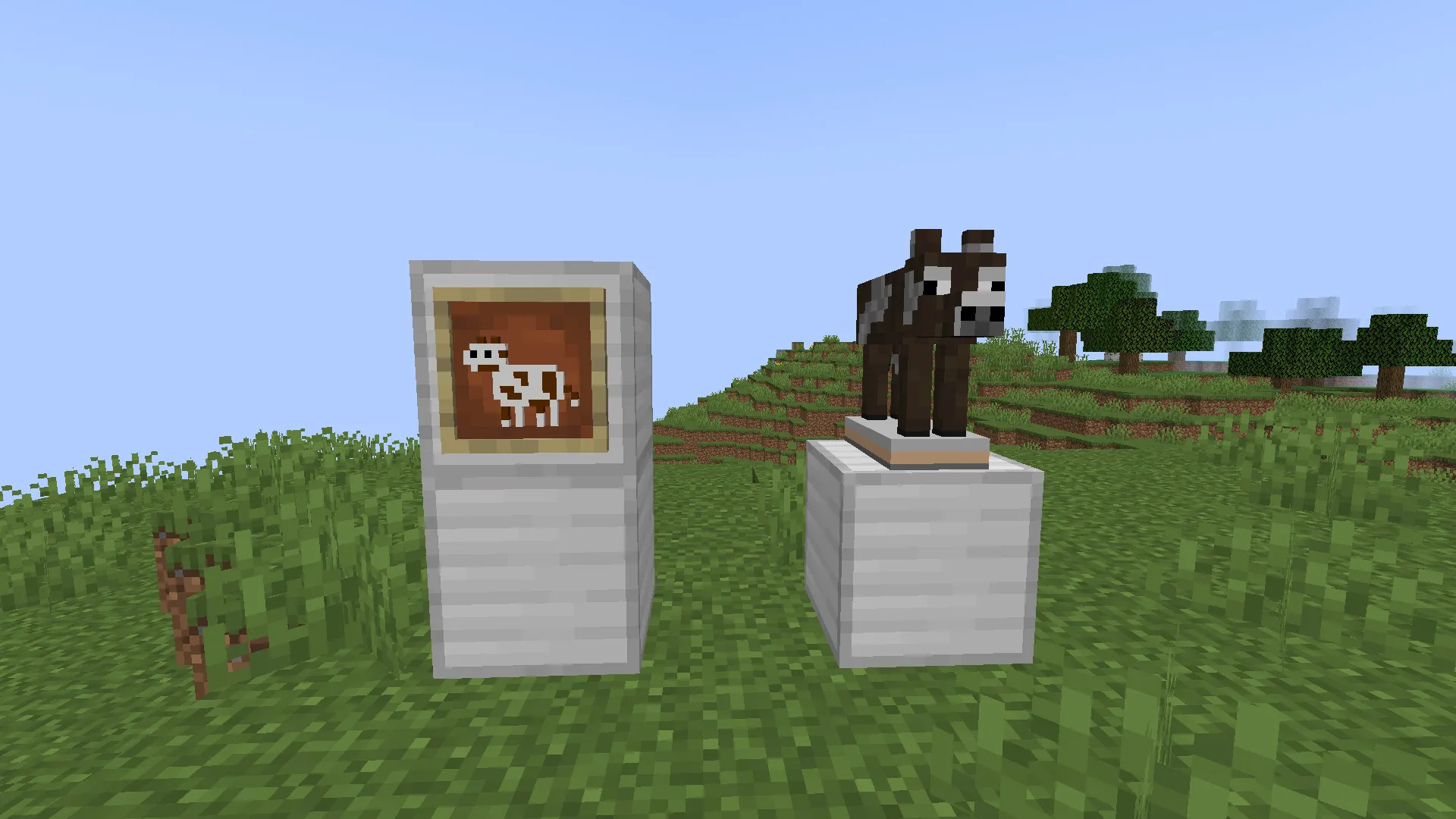 Cow Statue — скриншот 2 (Моды, Minecraft)