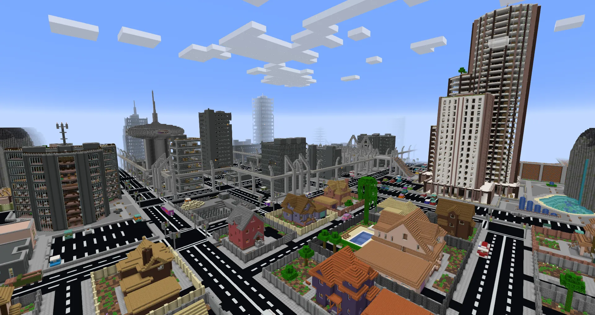 Horizon City - Advanced World, Карты, Minecraft