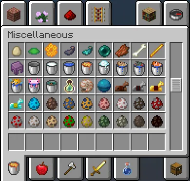 Organized Tabs [Fabric], Моды, Minecraft