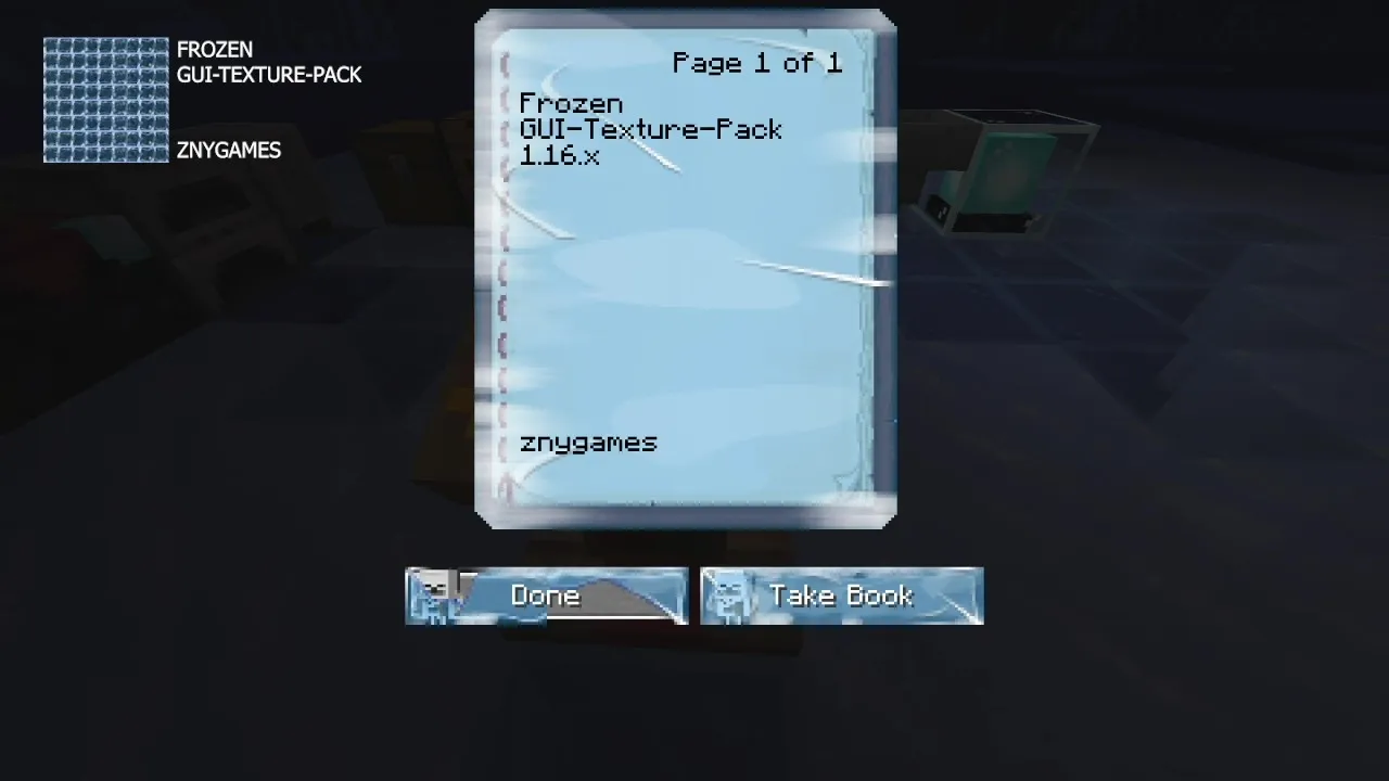 FROZEN, Текстуры, Minecraft