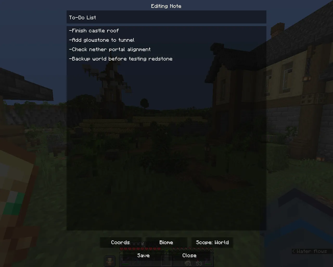 BuildNotes — скриншот 5 (Моды, Minecraft)