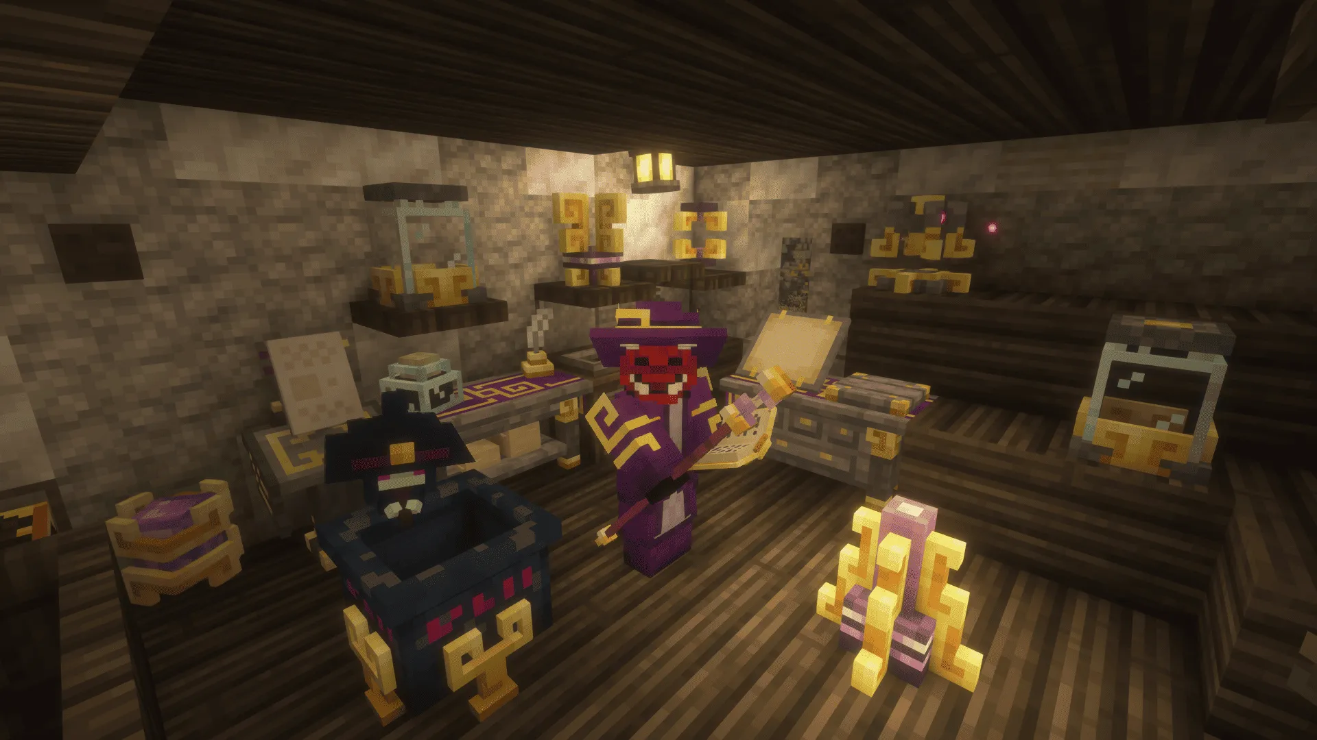 Adventures of a magician - magician RPG — скриншот 17 (Модпаки, Minecraft)