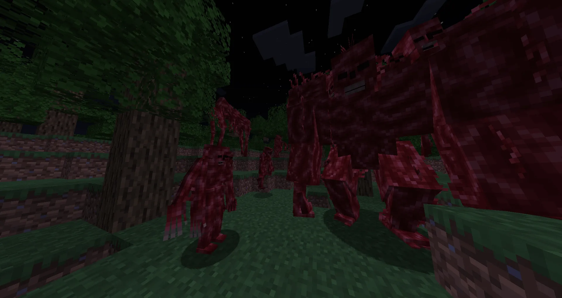 SCP-610, Flesh that Hates, Моды, Minecraft