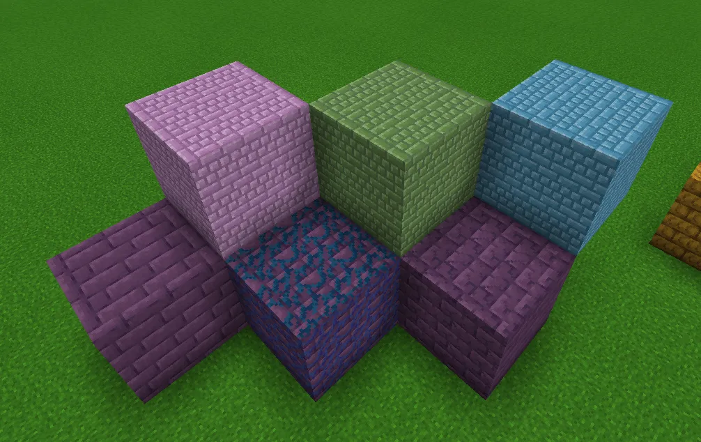 Logical Bricks, Текстуры, Minecraft