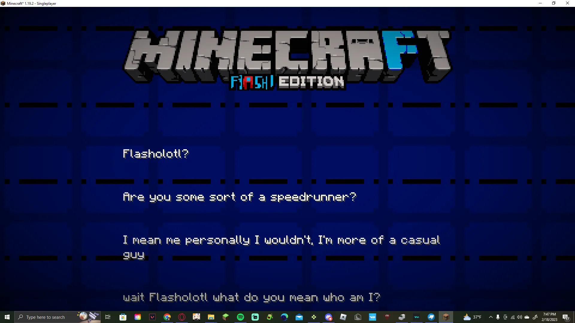 The Flasholotl pack, Текстуры, Minecraft