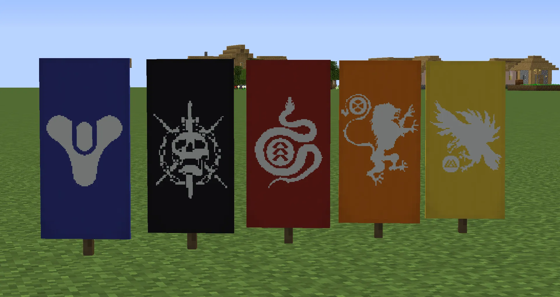 Banner Patterns from Destiny 2, Текстуры, Minecraft