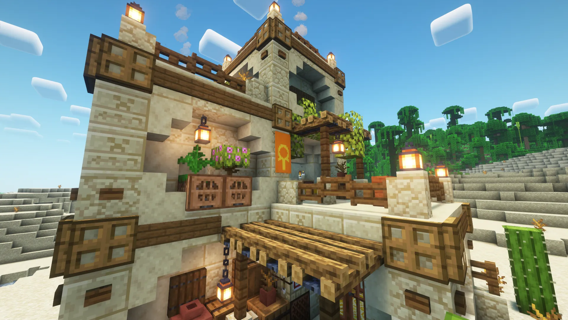 Desert Survival House — скриншот 3 (Моды, Minecraft)