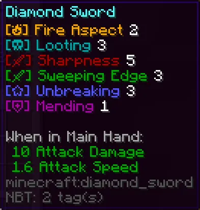 Retres's Custom Enchants — скриншот 6 (Текстуры, Minecraft)
