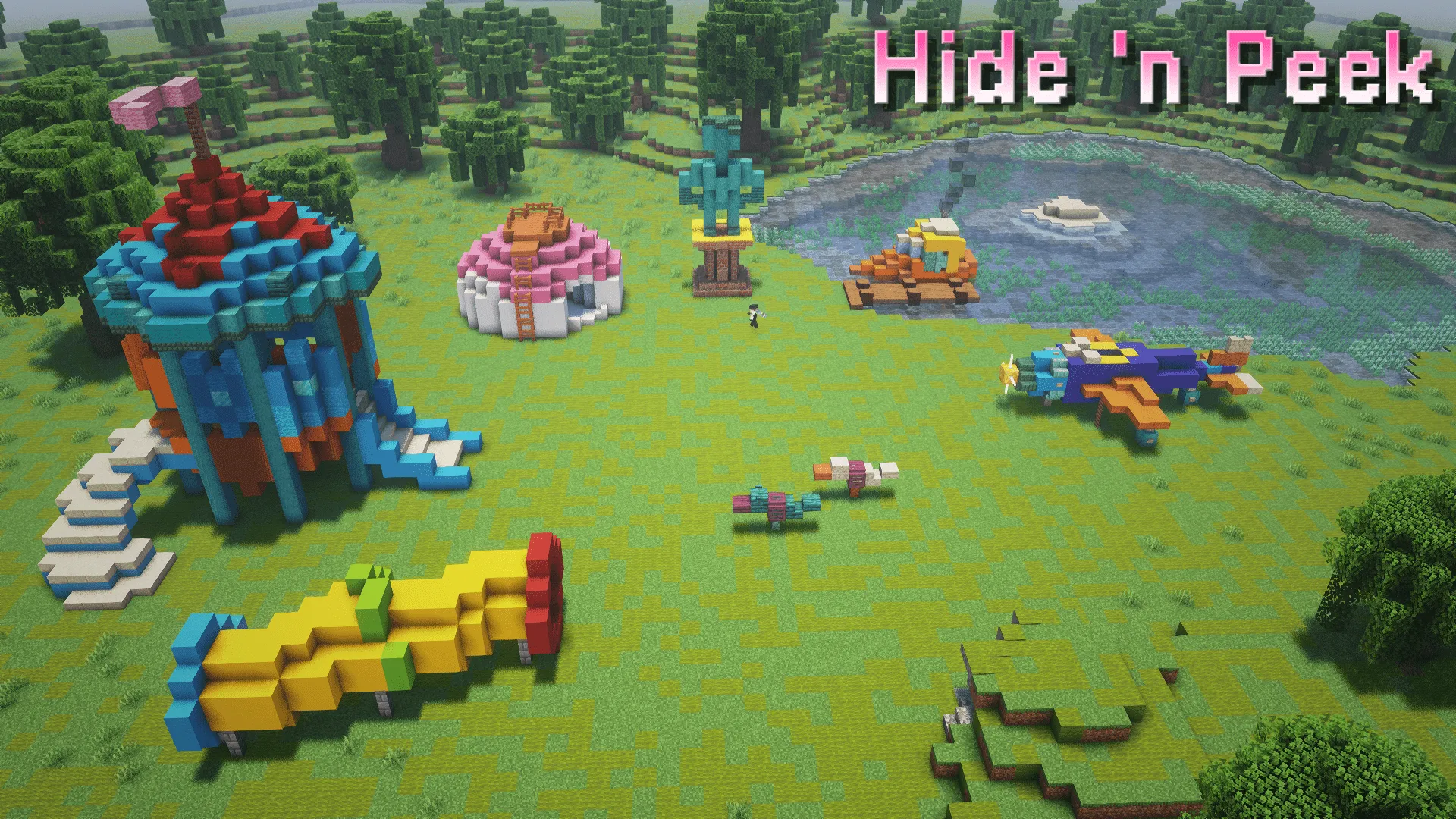 Wii Party: Board Game Island, Карты, Minecraft