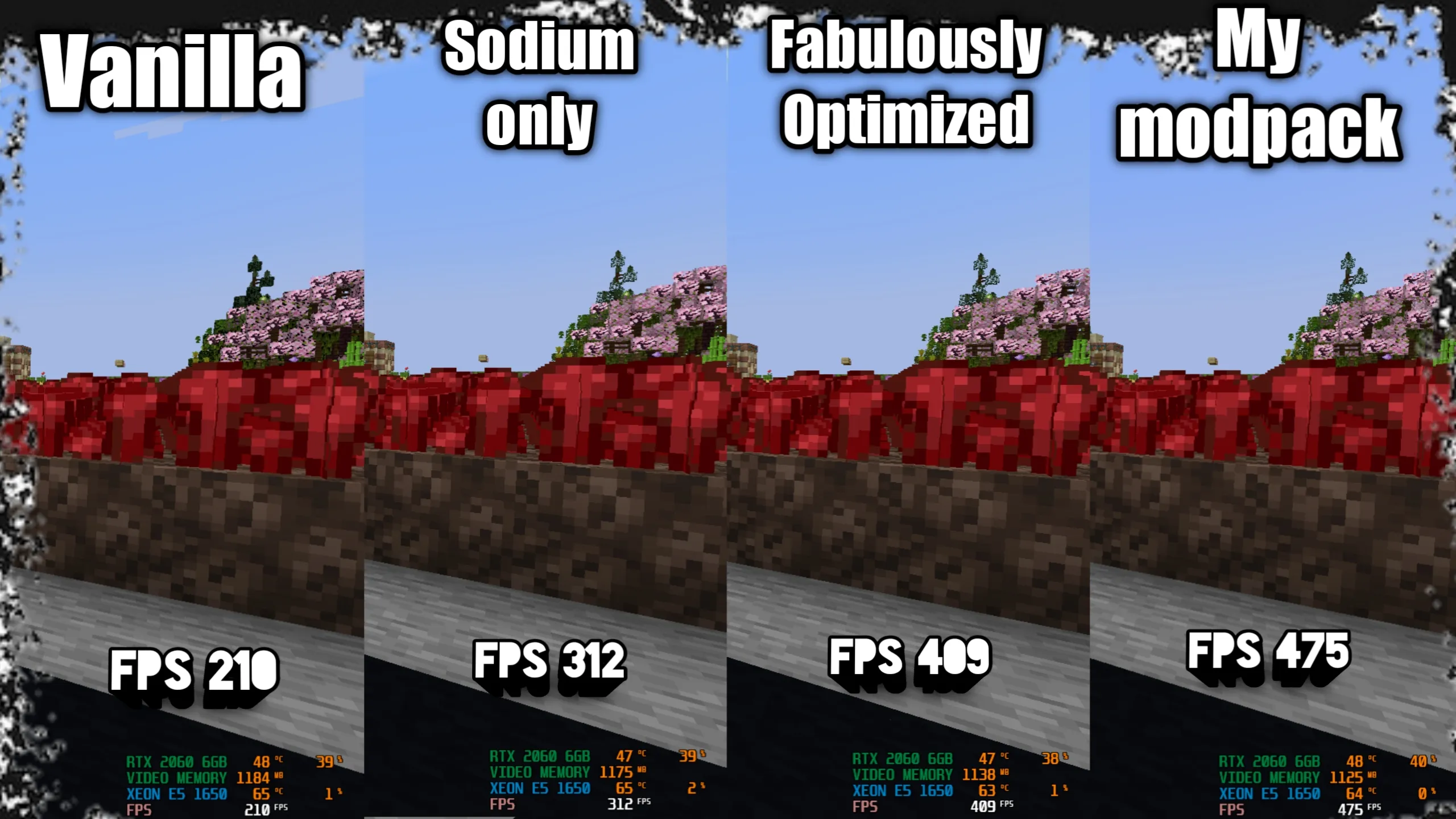 MAX FPS: Optimized — скриншот 1 (Модпаки, Minecraft)