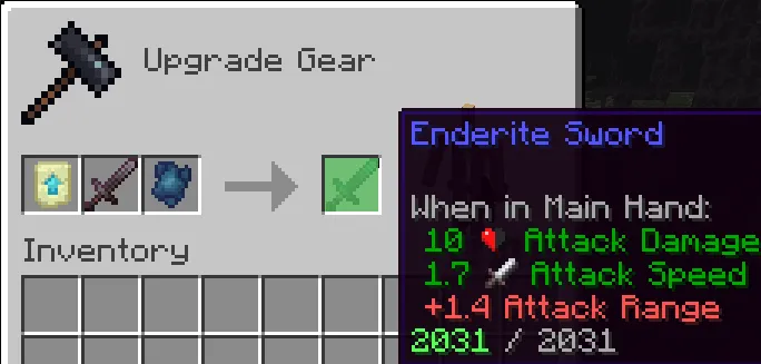 Enderite Overhaul +, Дата-паки, Minecraft