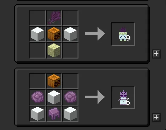 (end things) Exile of Choice, Моды, Minecraft