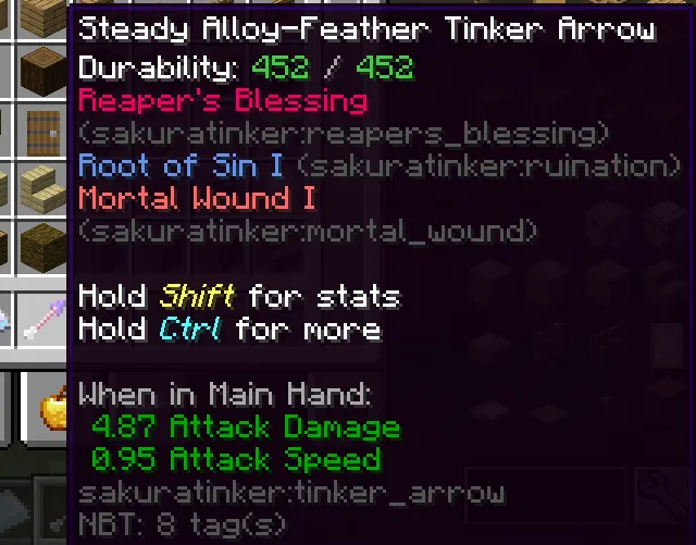 Sakura Tinker, Моды, Minecraft