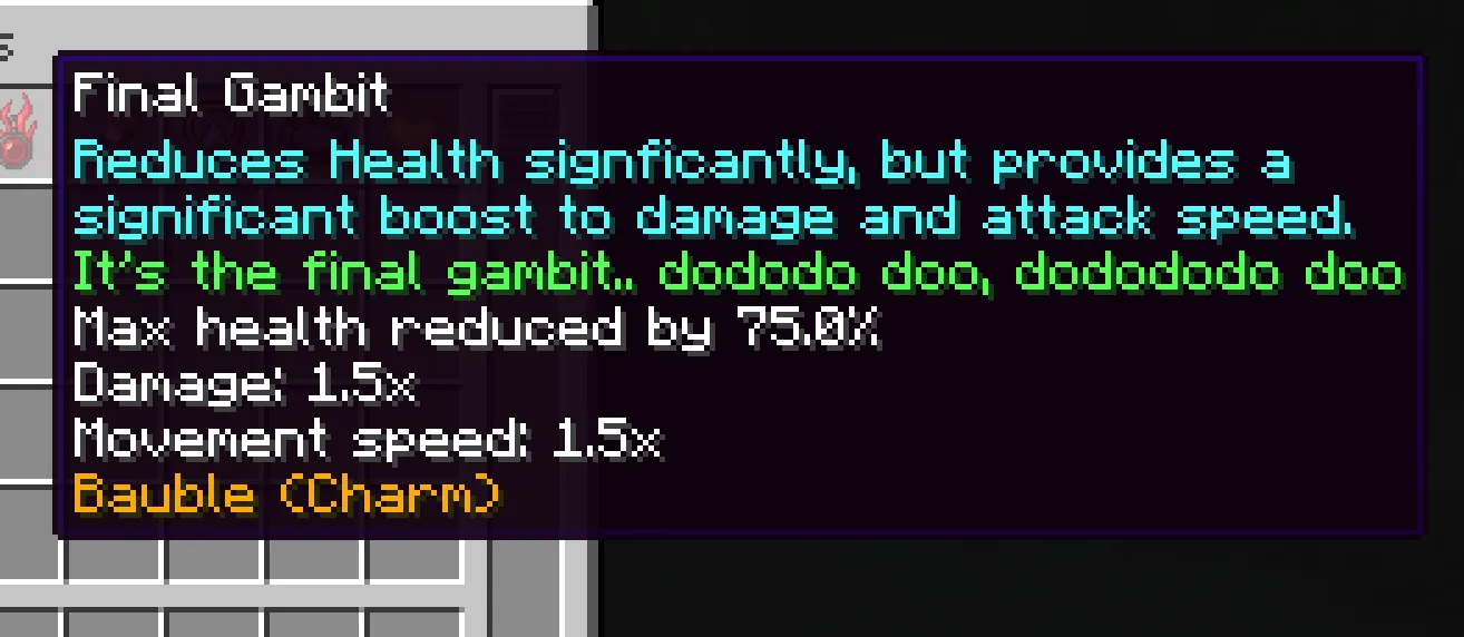 Nanoh's Baubles, Моды, Minecraft