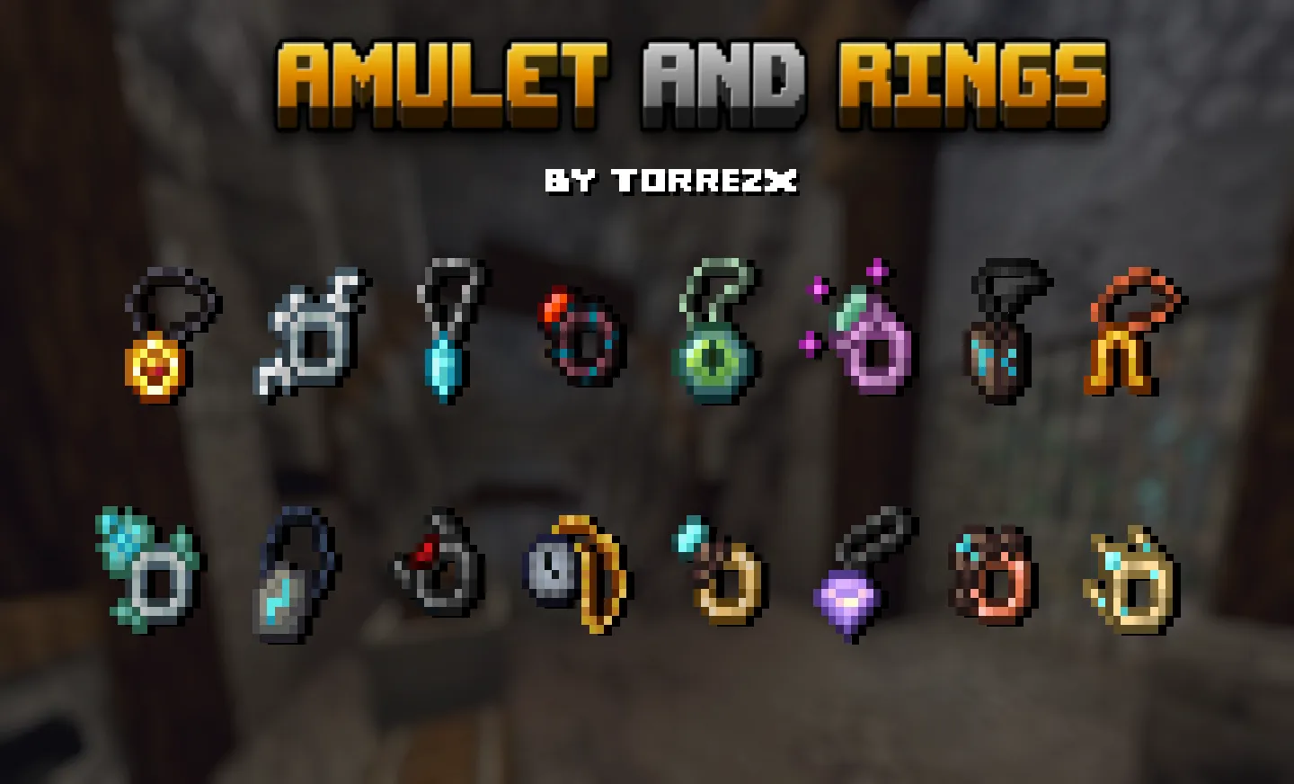 Torrezx-Amulets and rings — скриншот 1 (Текстуры, Minecraft)