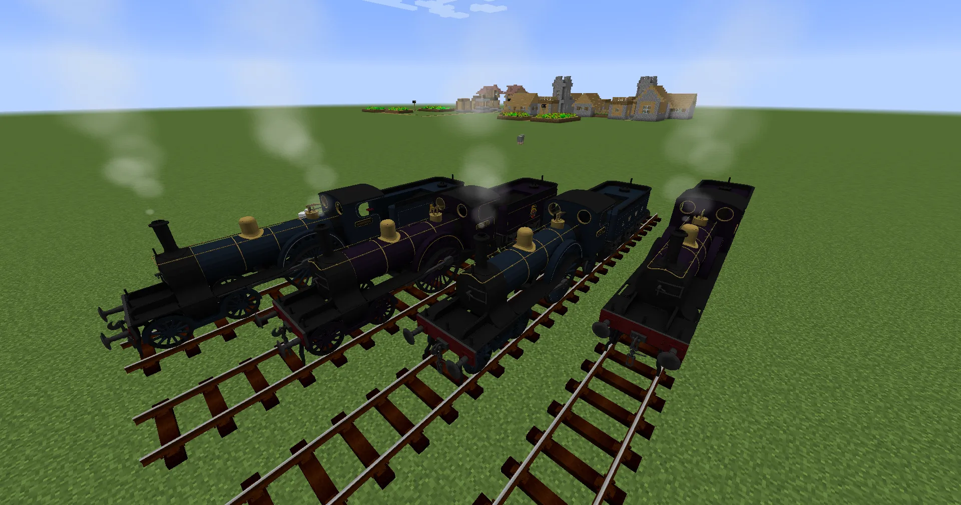 Harry's Original Locomotievs: Lenswell & Whitedale Western Railway — скриншот 2 (Текстуры, Minecraft)