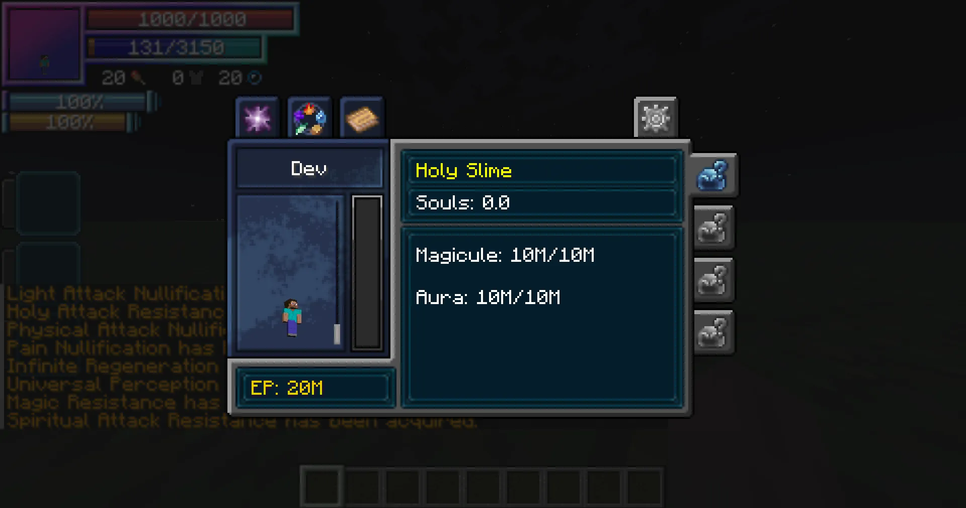 Tensura Expanded, Моды, Minecraft